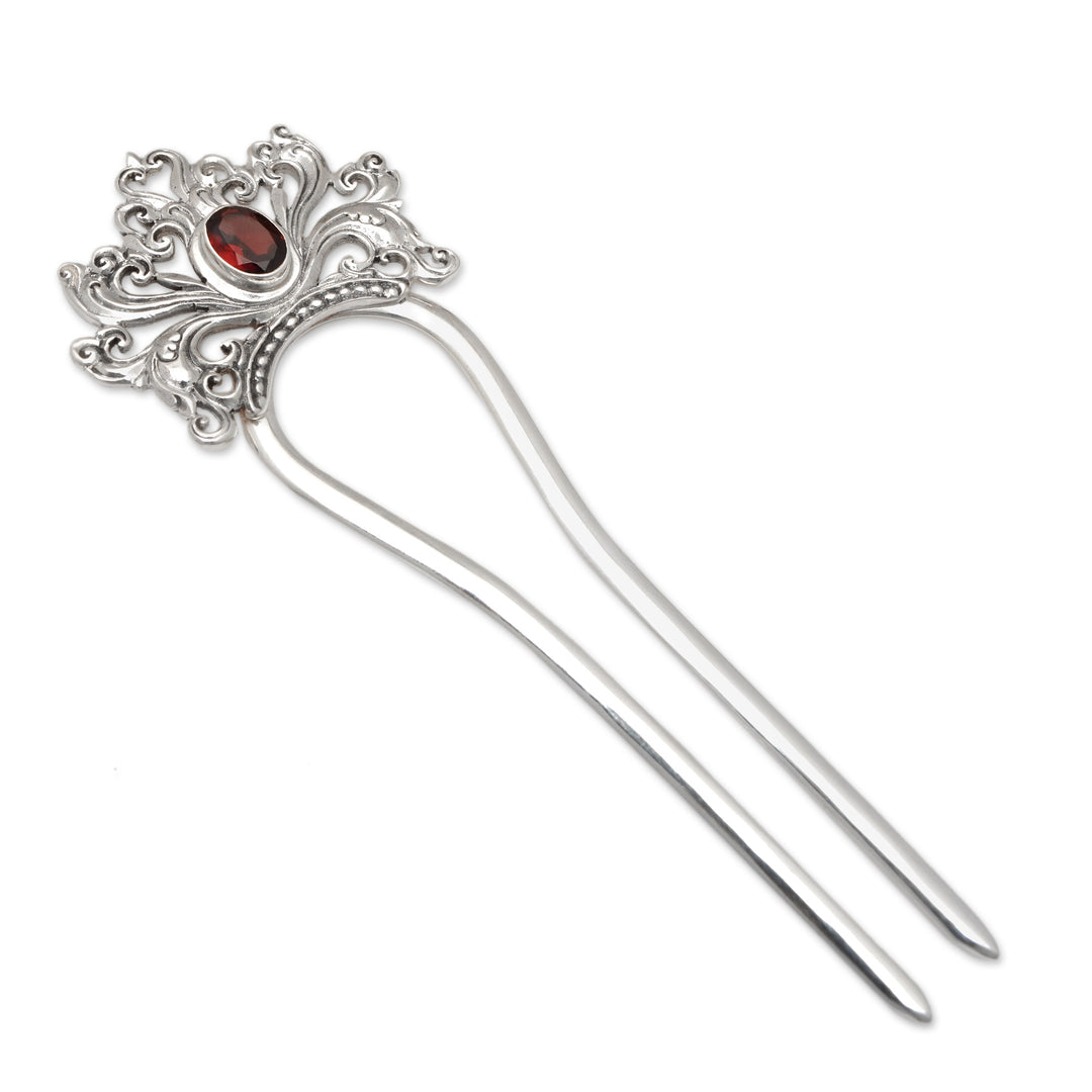 Garnet hairpin - Tiara
