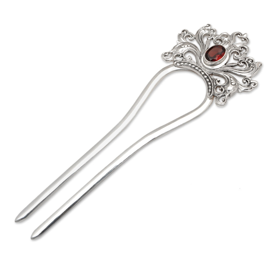 Garnet hairpin - Tiara