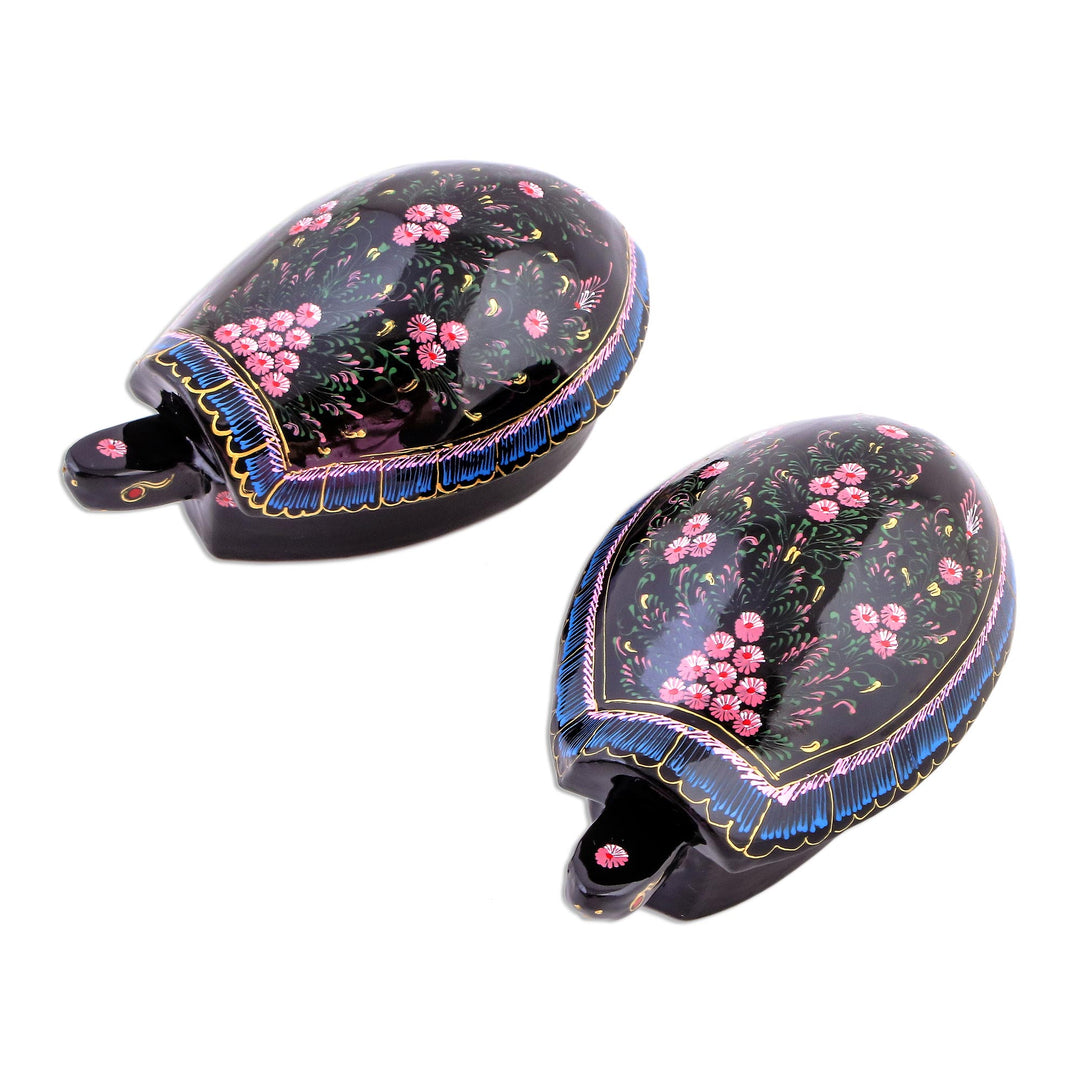 Lacquered wood boxes (Pair) - Turtle Trends