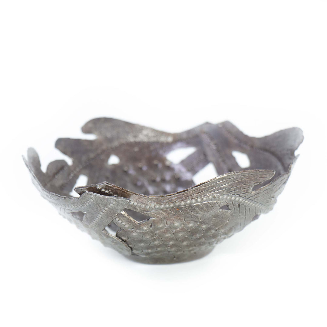 Decorative Drum Art Bowl - Vine