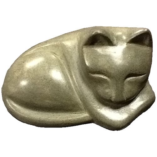 Soapstone Cat - Grey