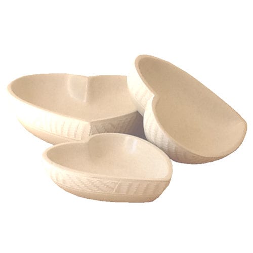 Soapstone Heart Dish - White