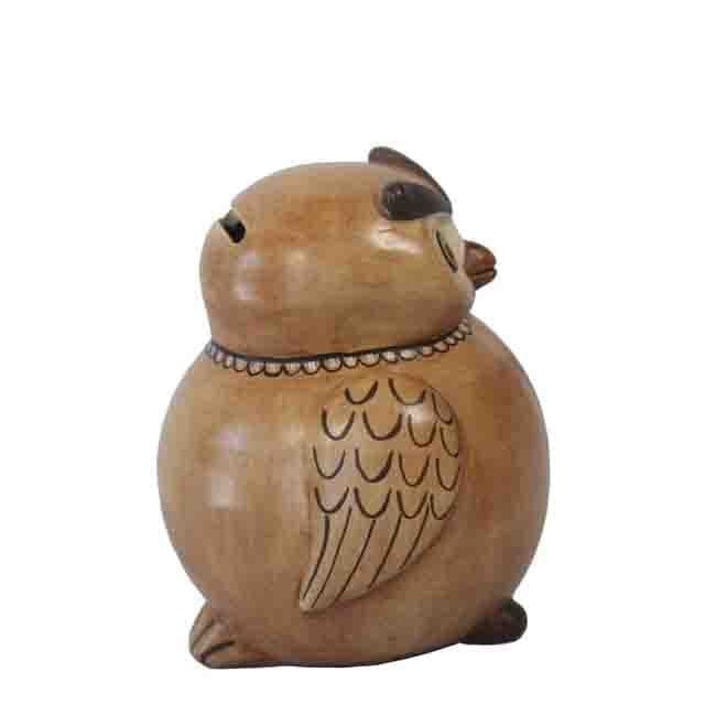Ceramic Owl Bank - Brown