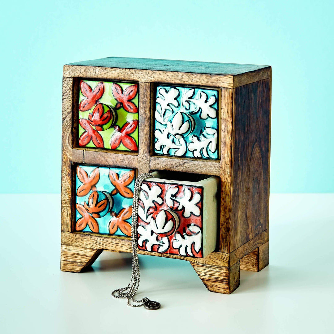 Tabletop Storage Cabinet - Multicolor
