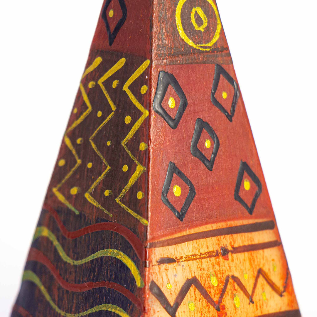 Pyramid Candles Bongazi Design - Set of 2