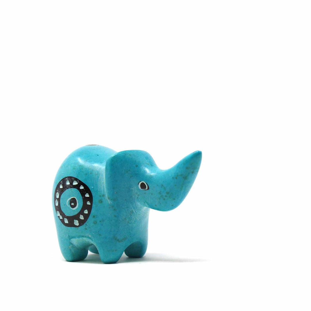 Soapstone Tiny Elephants - Assorted Pack of 5