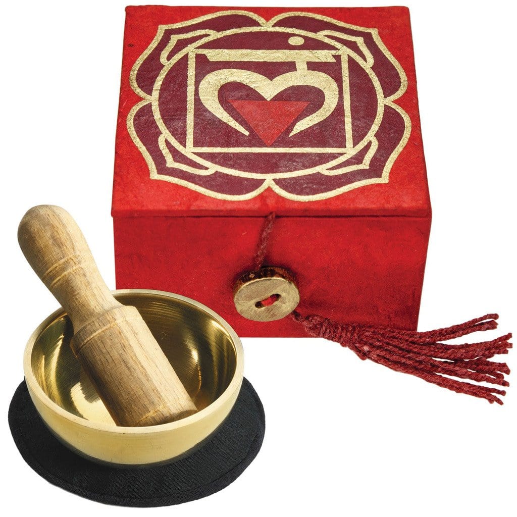 Mini Meditation Bowl Box 2" Root Chakra