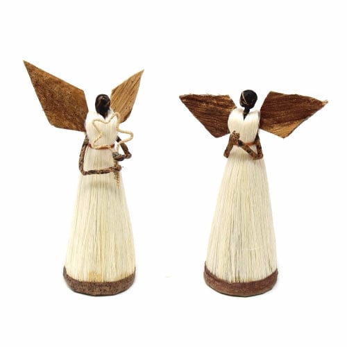 Standing Sisal Angels - Set of 2 - Devotional