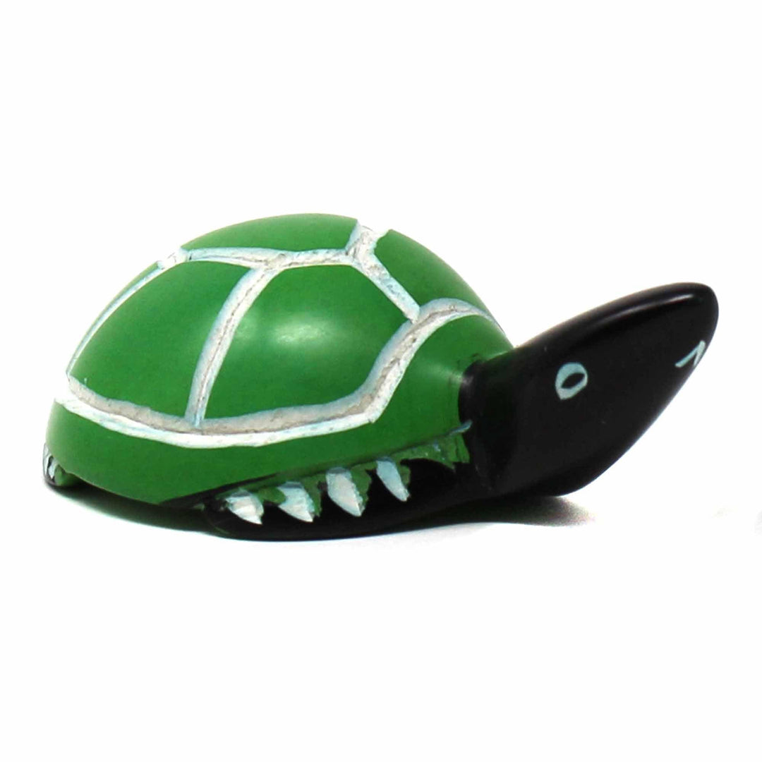 Soapstone Turtle - Green