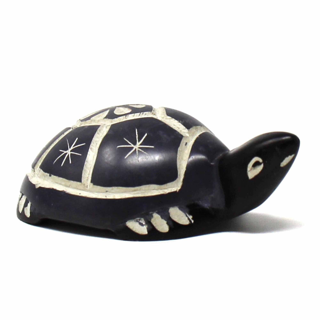 Soapstone Turtle - Grey