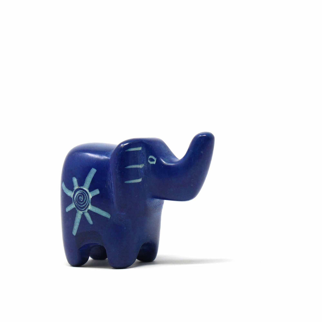 Soapstone Tiny Elephants - Assorted Pack of 5