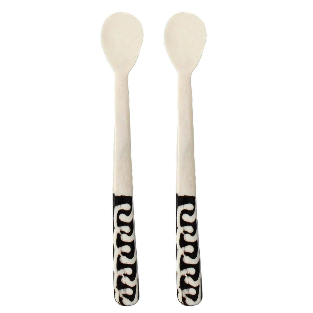 Long Batik Bone Spoon - Set of 2