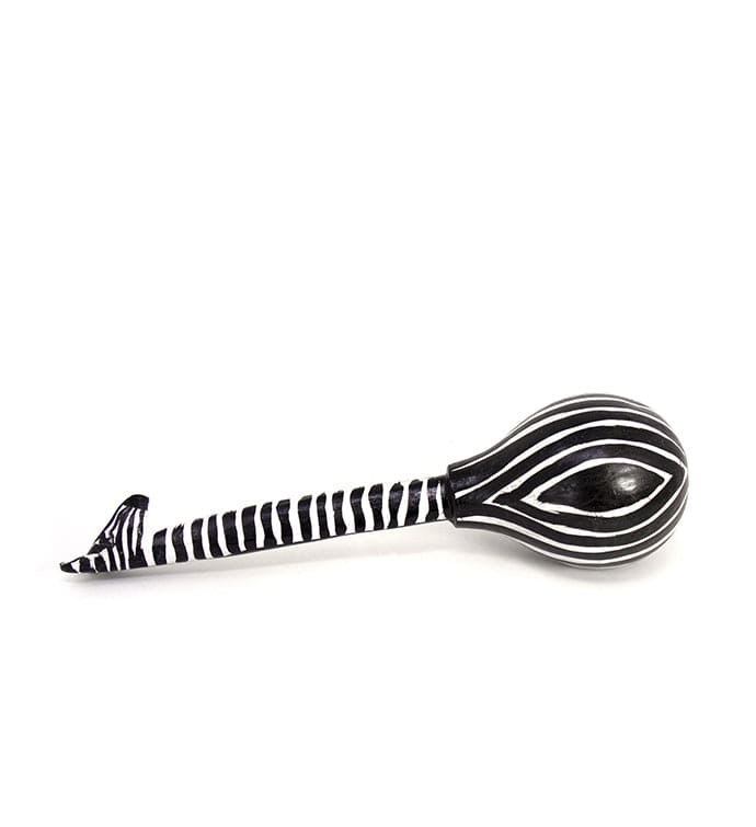 Zebra Gourd Shaker