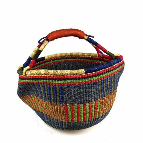 Large Bolga Market Basket - Assorted Colors