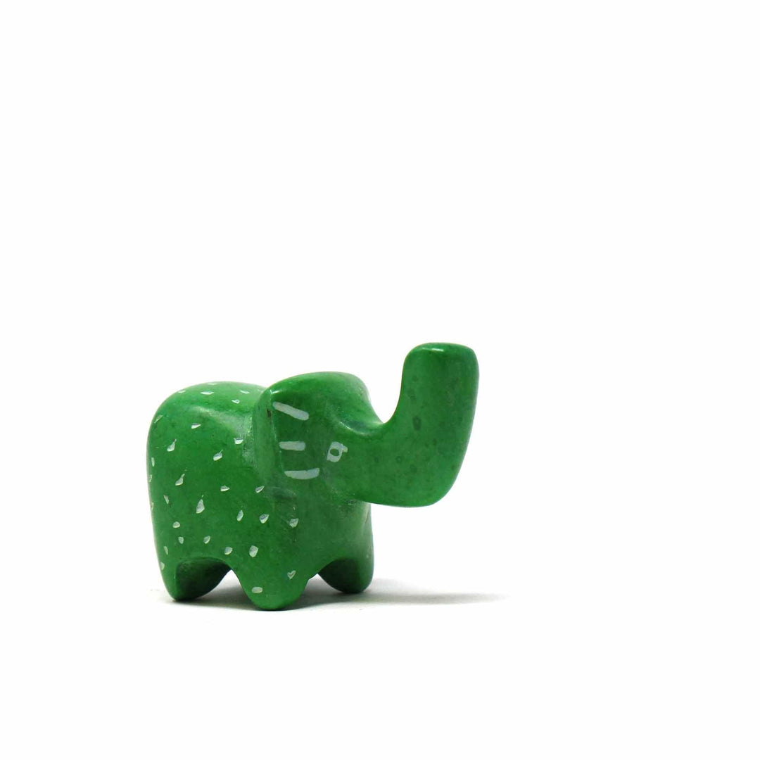 Soapstone Tiny Elephants - Assorted Pack of 5