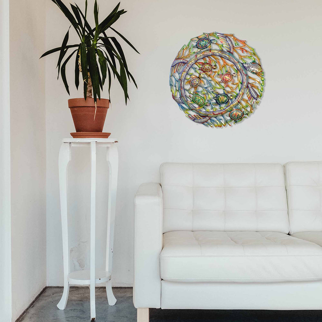 Sea Turtle Metal Wall Art