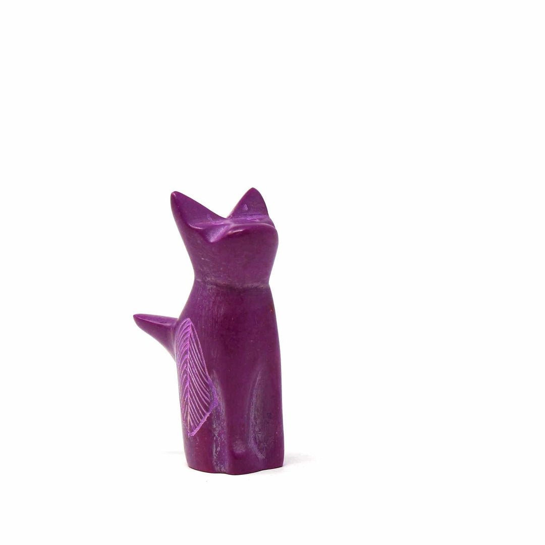 Soapstone Tiny Sitting Cats - Assorted Pack of 5