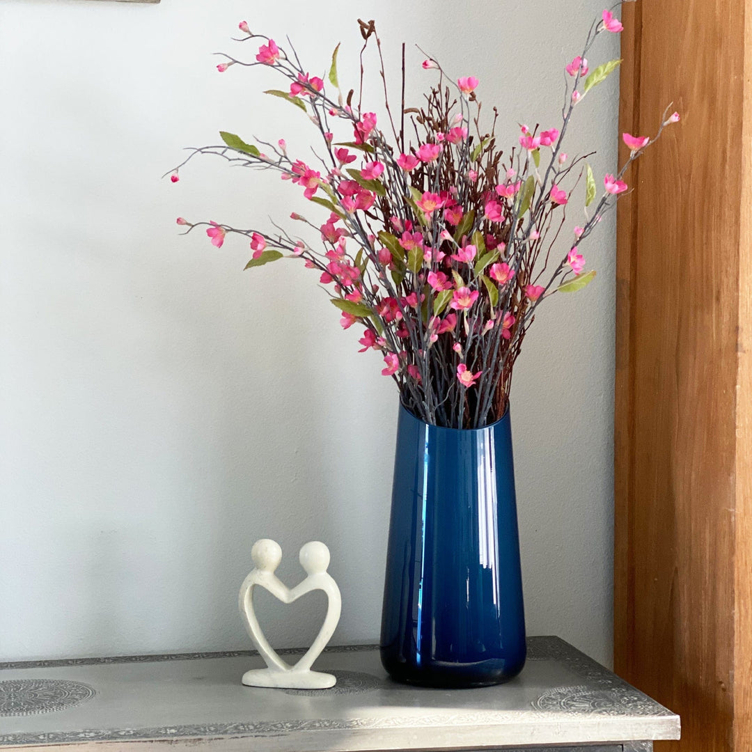 Handcrafted Soapstone Lover's Heart Sculpture - White