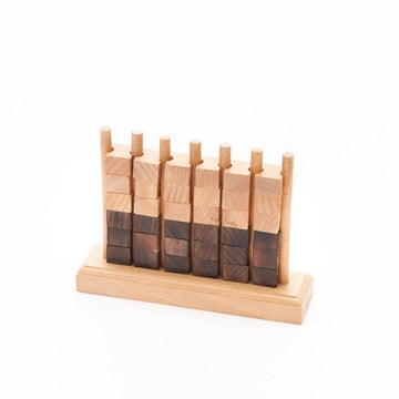 Wooden Four-In-A-Row Game