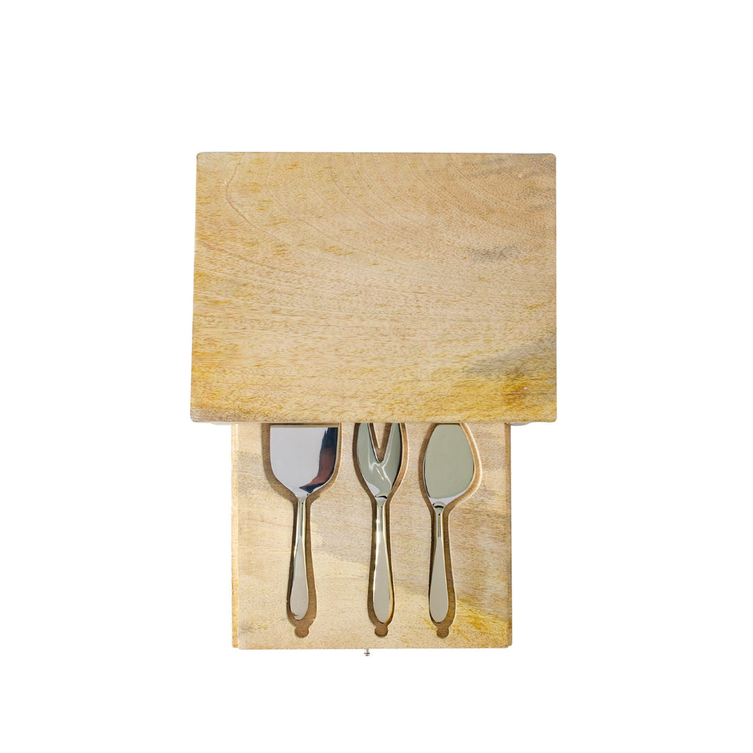 Charcuterie Board with Cheese Knives