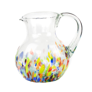 Large Iced Tea Pitcher - Colorful Dot