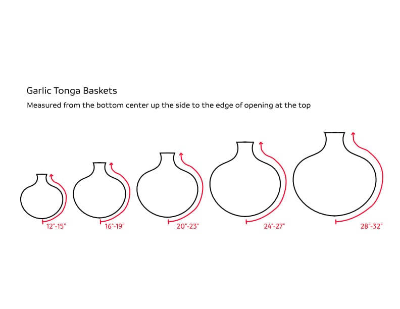 Tonga Garlic Basket - Large