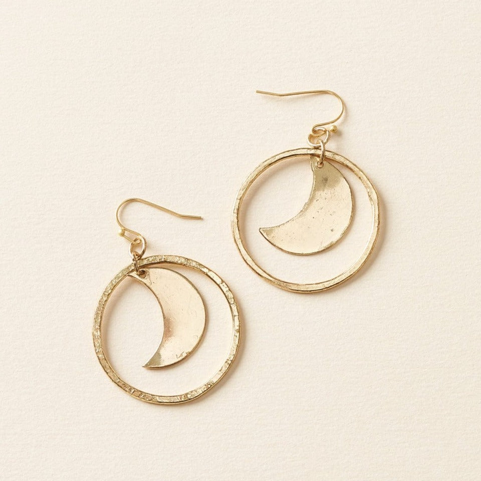 Diya Earrings - Crescent