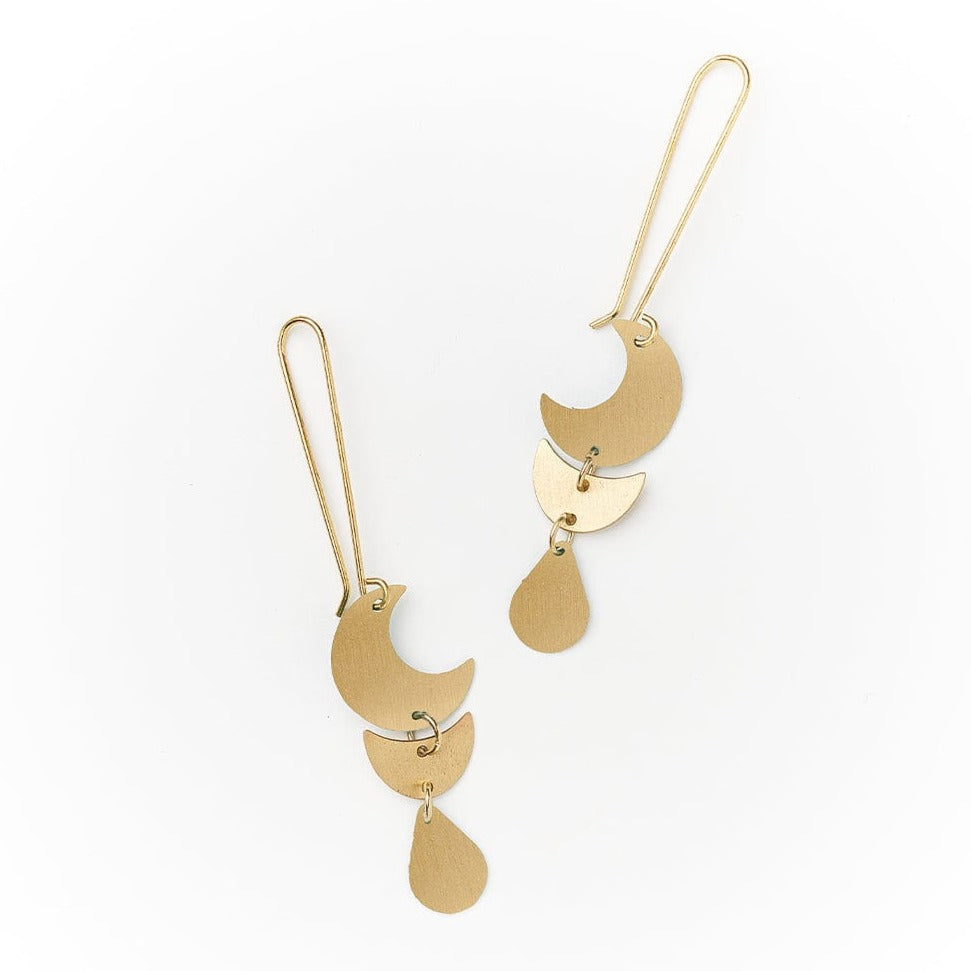 Rajani Earrings - Gold Drop