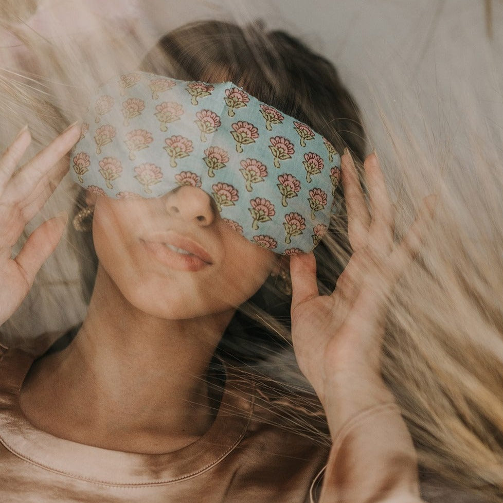 Upcycled Block Print Eye Pillow - Assorted (Add-on)