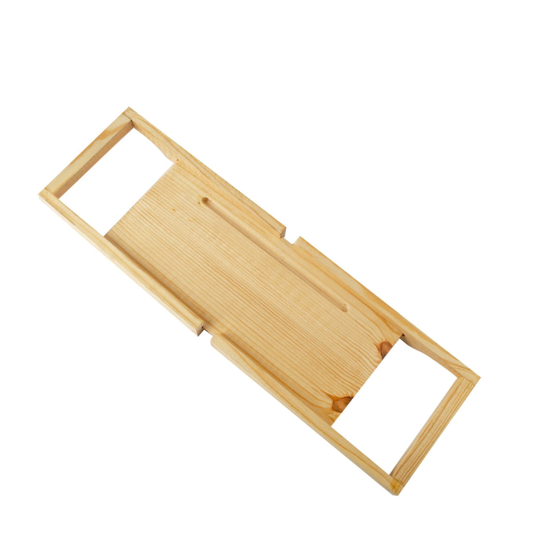 Pine Wood Bathtub Tray