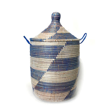 Senegalese Basket - Medium Blue