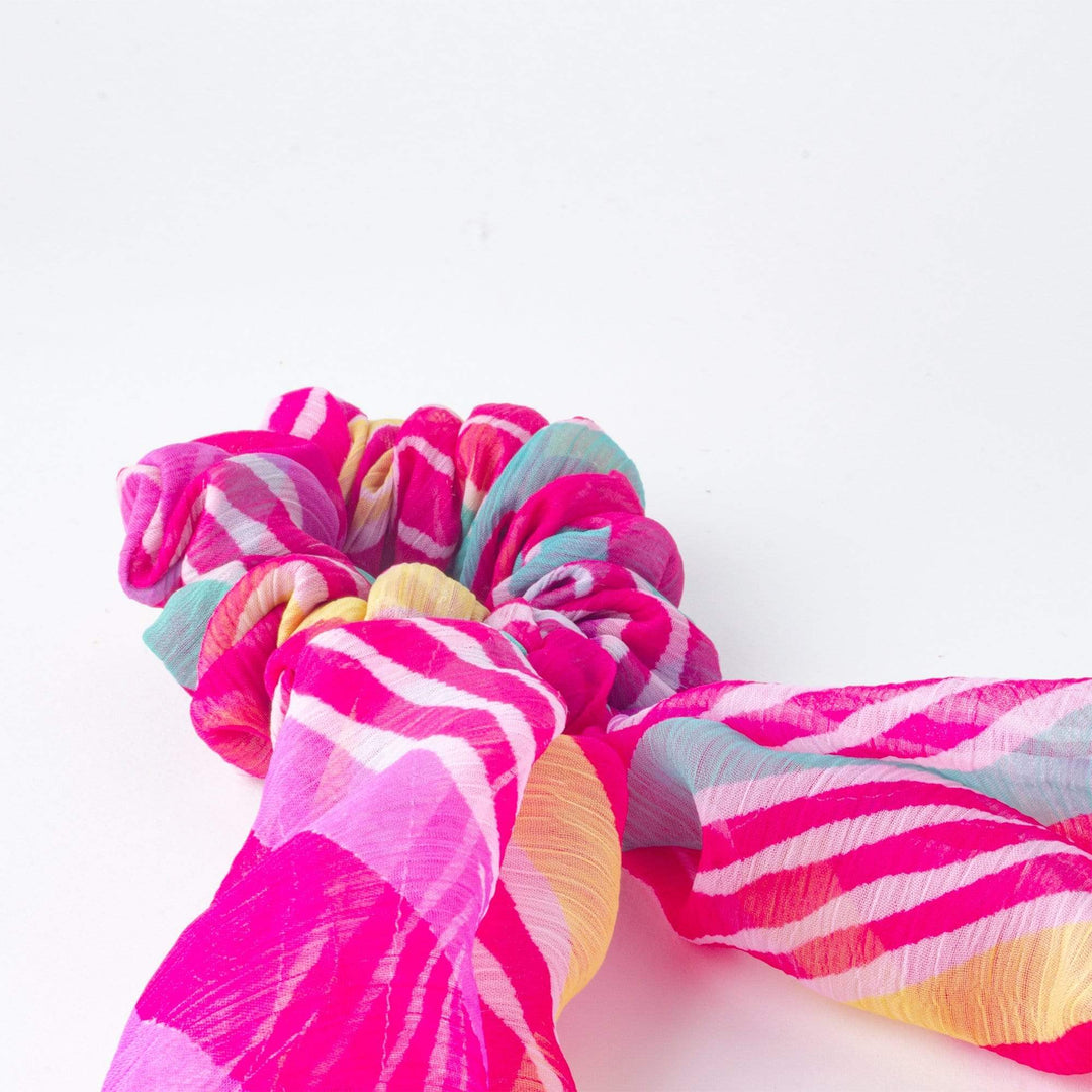 Sari Ribbon Bow Scrunchie - Assorted Colors