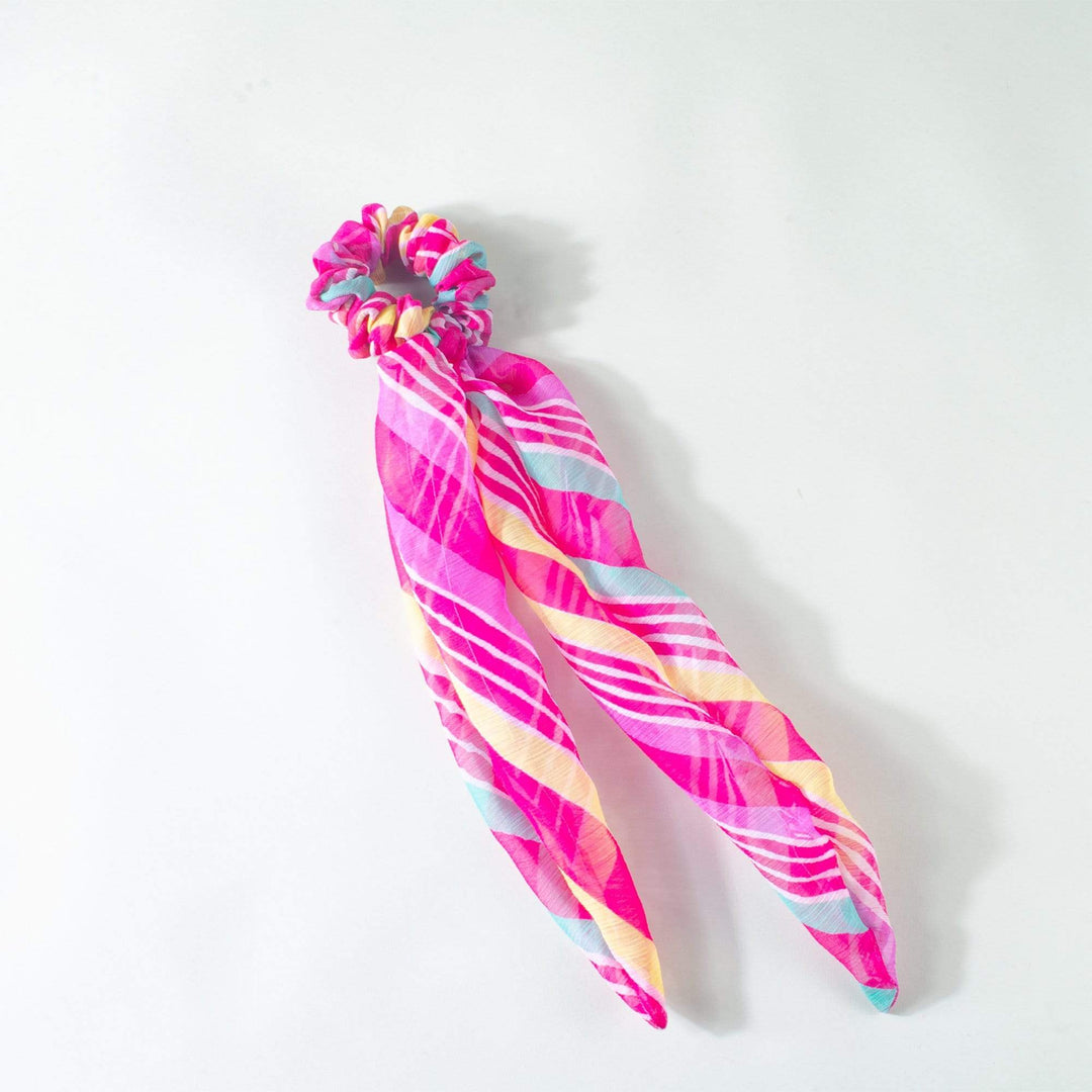 Sari Ribbon Bow Scrunchie - Assorted Colors