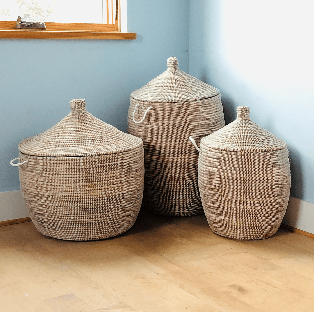 Senegalese Basket - Medium White