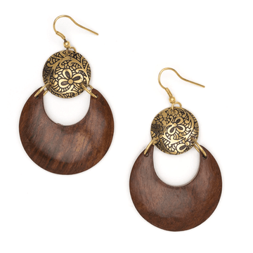 Earth and Fire Earrings - Lunar