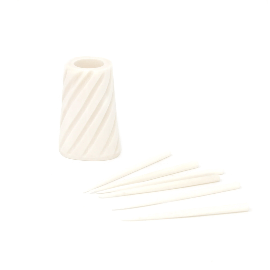 Cocktail Picks & Jar - Natural Bone