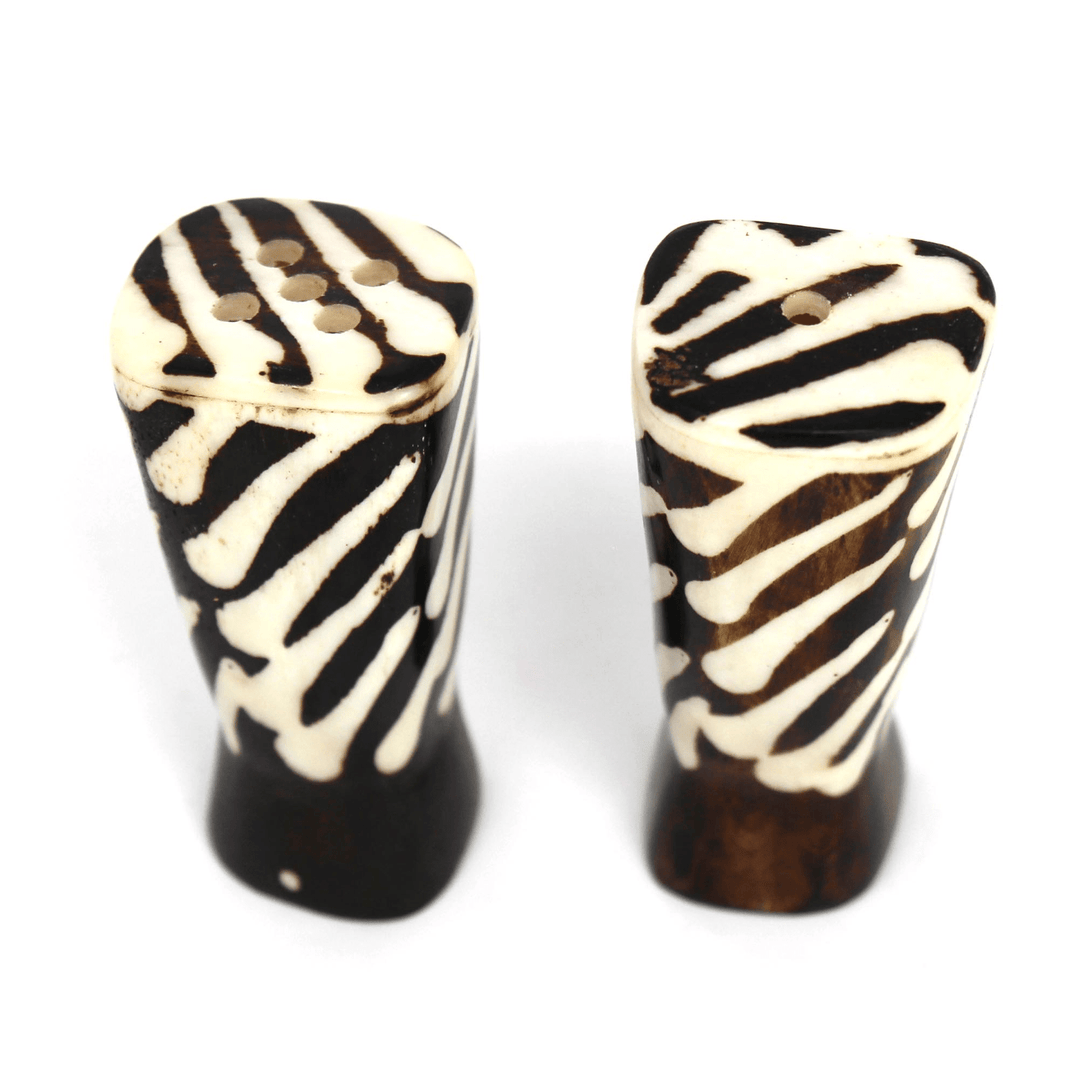 Batik Bone Salt & Pepper Shakers - Traditional Batik