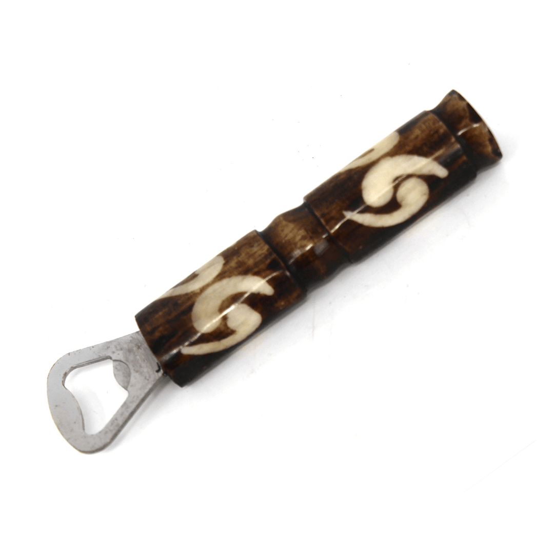 African Batik Bone Bottle Opener - Assorted