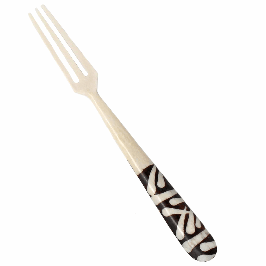 Long Batik Bone Fork - Set of 2