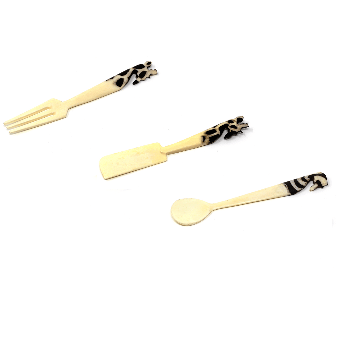 Batik Bone Animal Appetizer - Set of 3