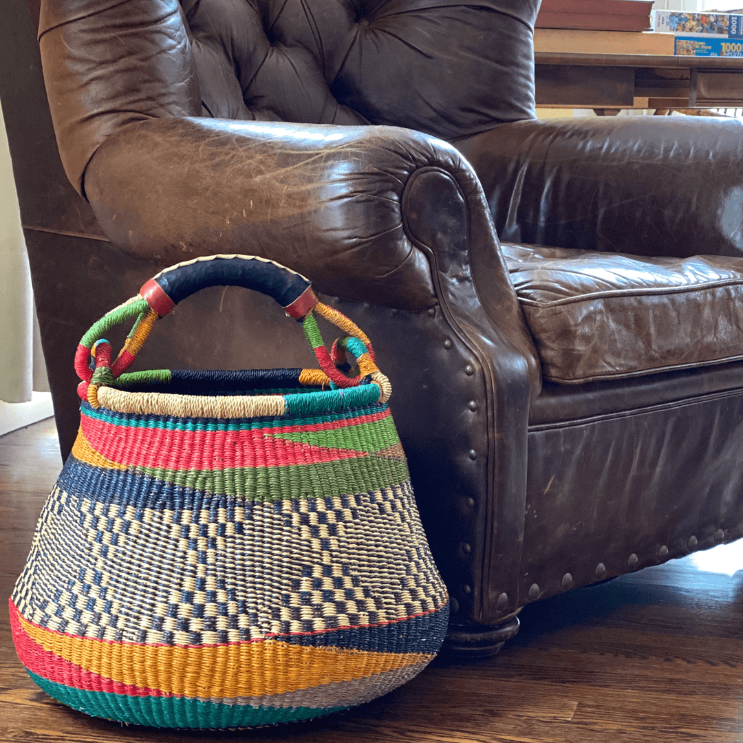 Bolga Pot Basket - Assorted