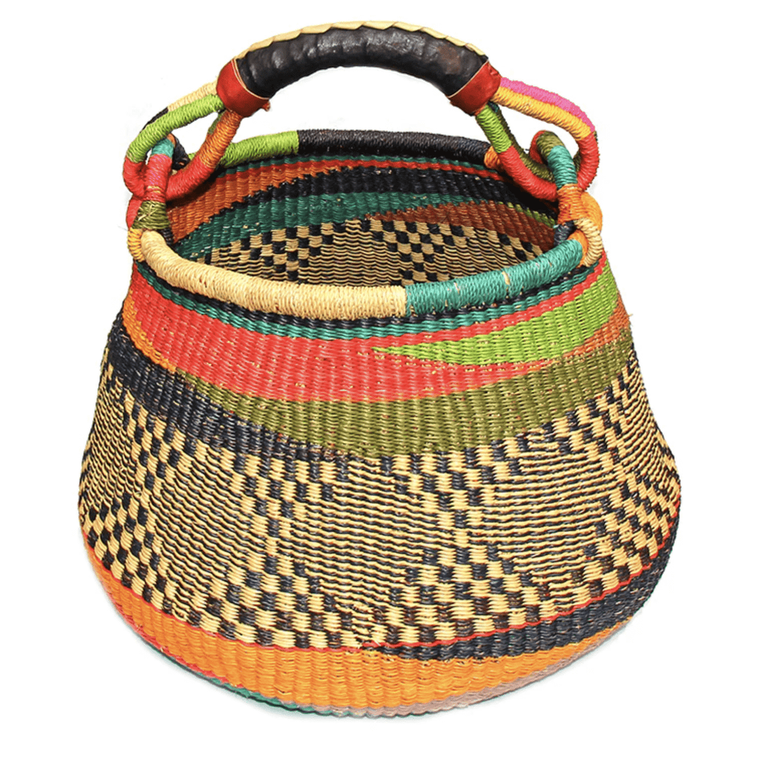 Bolga Pot Basket - Assorted