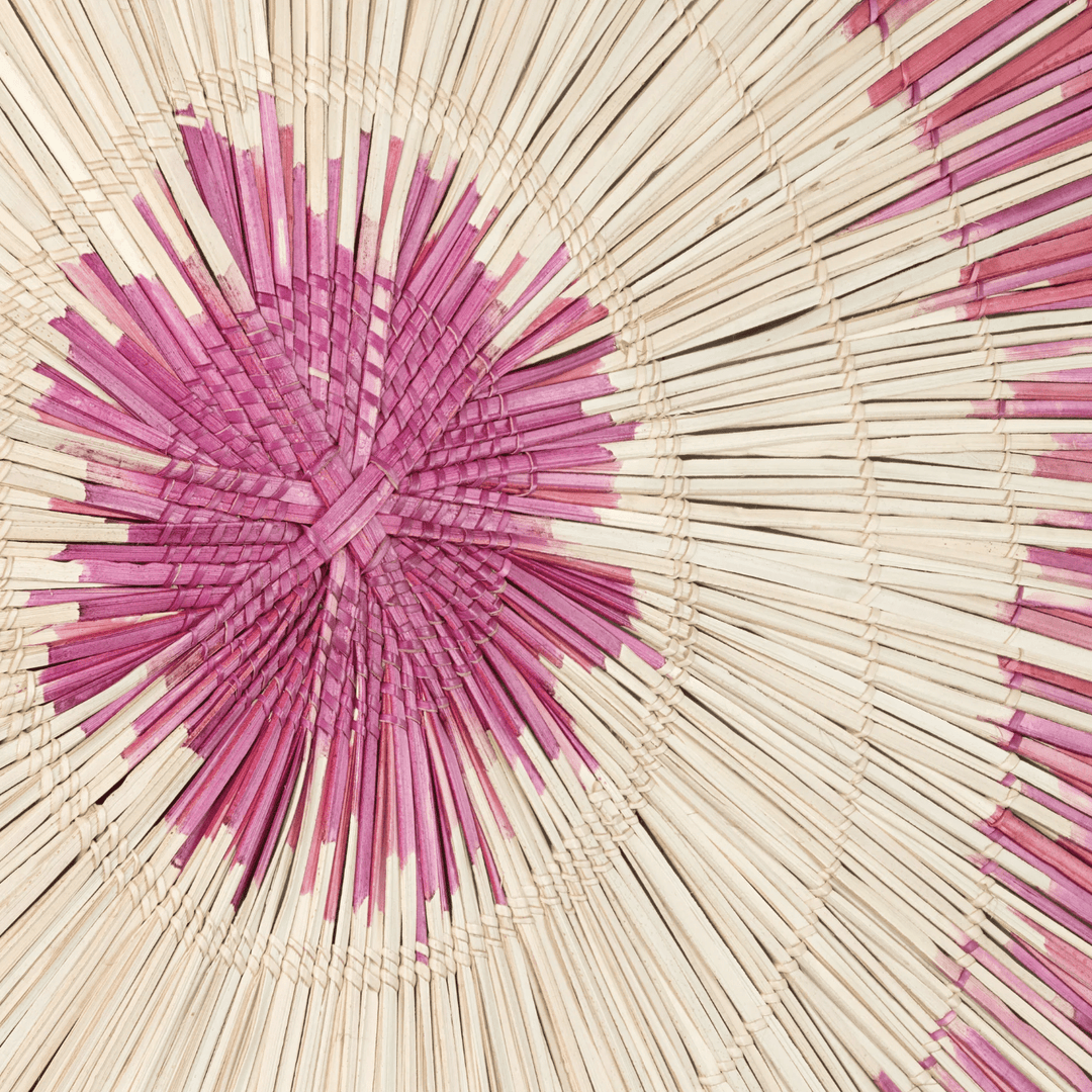 Large Palm Sun Circle - Pink
