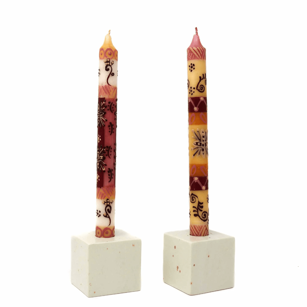 Soapstone Cube Candle Holder - Set of 2