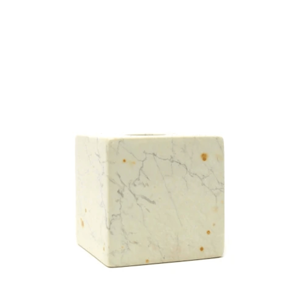 Soapstone Cube Candle Holder - Set of 2