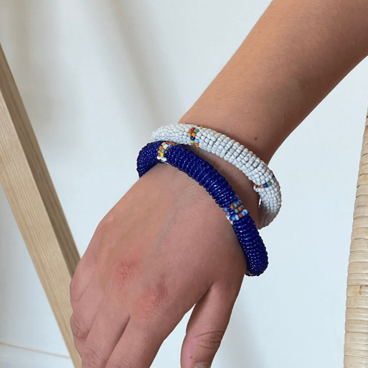 Maasai Bead Bangles - Set of 2 - Assorted