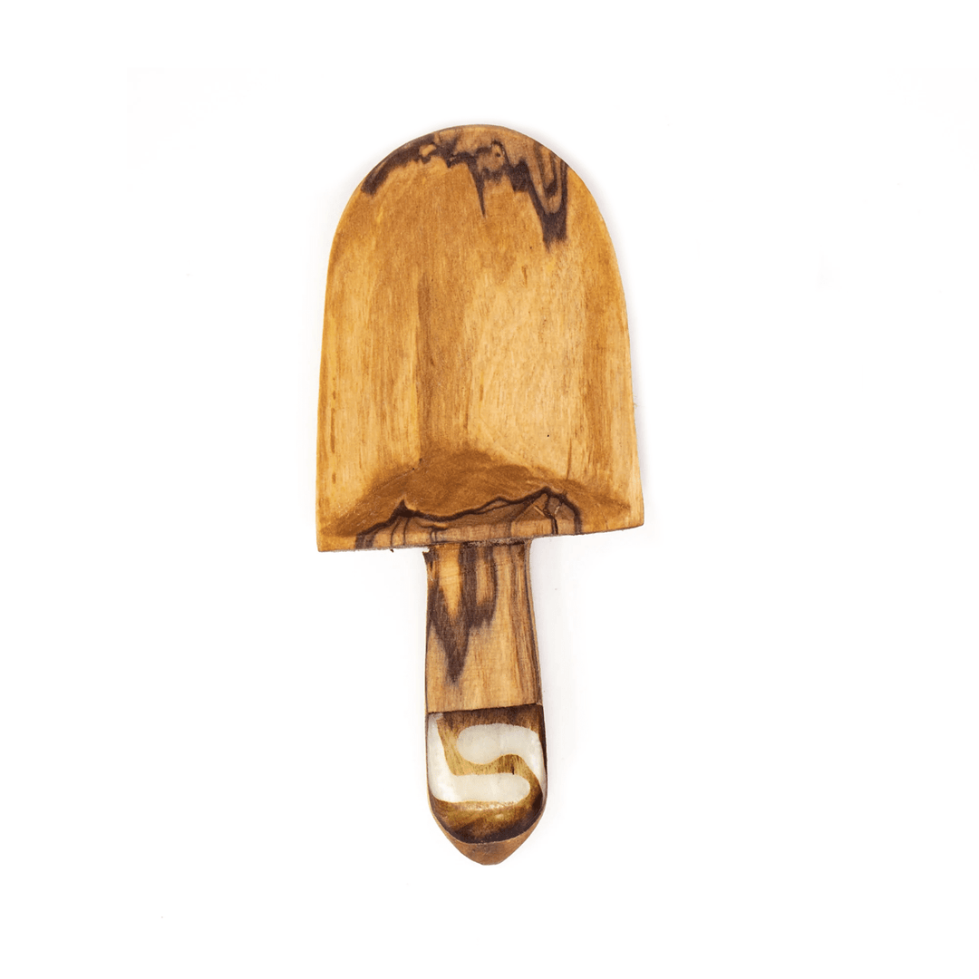 Medium Shovel Olive Wood Scoop