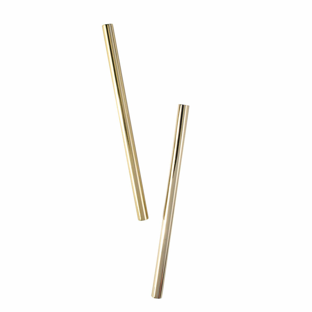 Thick Straws - Gold - Set of 2 – GlobeIn