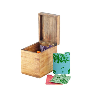 Seed Packet Organizer with Recycled Paper Dividers