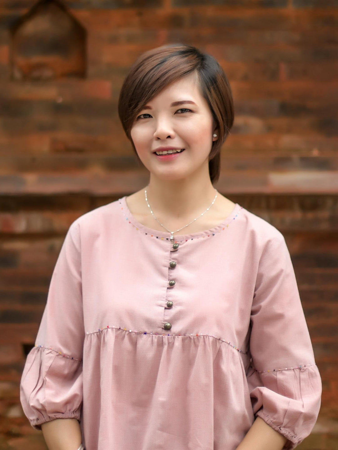 Unakite and Karen Silver Beaded Bracelet - Earthy Silver